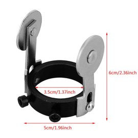 CYTGOUPER Rollenführung P-80 Plasmaschneidbrenner, Cutter Torch Roller Guide, Metallrollenführungsrad Mit Zwei Schraubenpositionierung Für P80