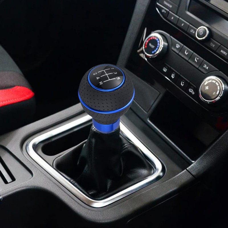 Arenbel 5 Speed Round Shifter Lever Knob Car Gear Stick