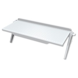 1 Park TV Top Shelf Apple tv Mount Monitor Shelf Screen Storage Shelf Floating tv Stand Router Shelf Adjustable Mount for Media Box Game Console Router TV Camera Frames Remote 11.8 X 4.7 Inch White