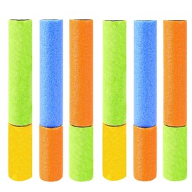 MEISO 6pcs Juguetes para Alberca Pistolas de Agua Colores Mezclados Agua Pistolas de Agua Juguete de Espuma Juguetes al Aire Libre para Piscina, Patio, césped, Playa