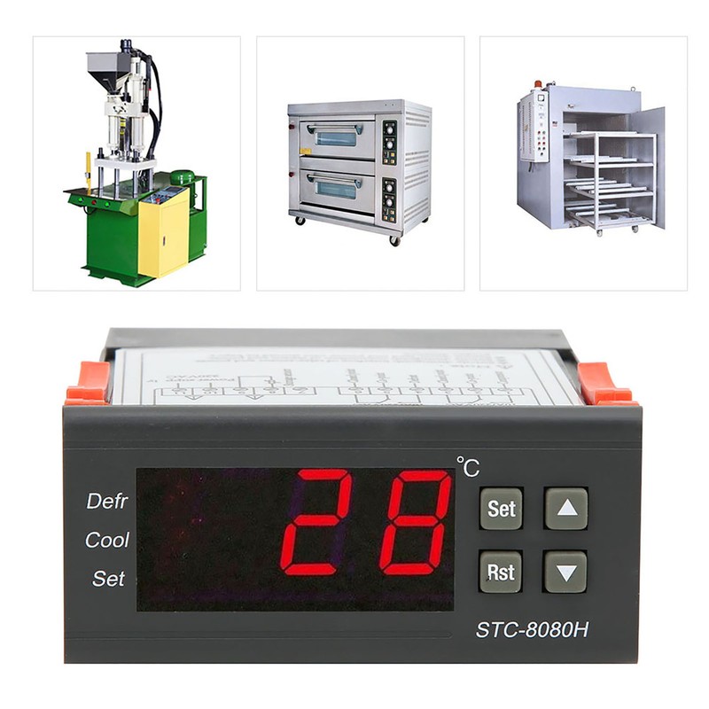 STC 8080H Refrigerating Defrosting Temperature Over Limit Alarm Temperature Controller