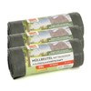 Bin Liners with Carry Handle, Grey, 95% Recycled Material (Grey