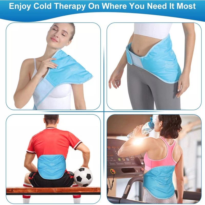 Relief Expert Double Sided Gel Cold Pack Reusable Ice Pack