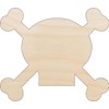 Skull - Laser Cut Out Unfinished Wood Craft Shape SKL19