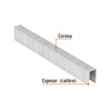 Truper GRANEU-3/8-16, Caja con 5000 grapas corona 3/8" calibre 22