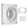 Dryer Vent Connector Kit,Dryer Vent Wall Plate for 4 inch