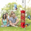 Squirrel Proof Bird Feeders for Outdoors Hanging, Metal Squirrel Proof