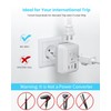 VINTAR Universal Travel Adapter Kit, International Power Adapter with 3