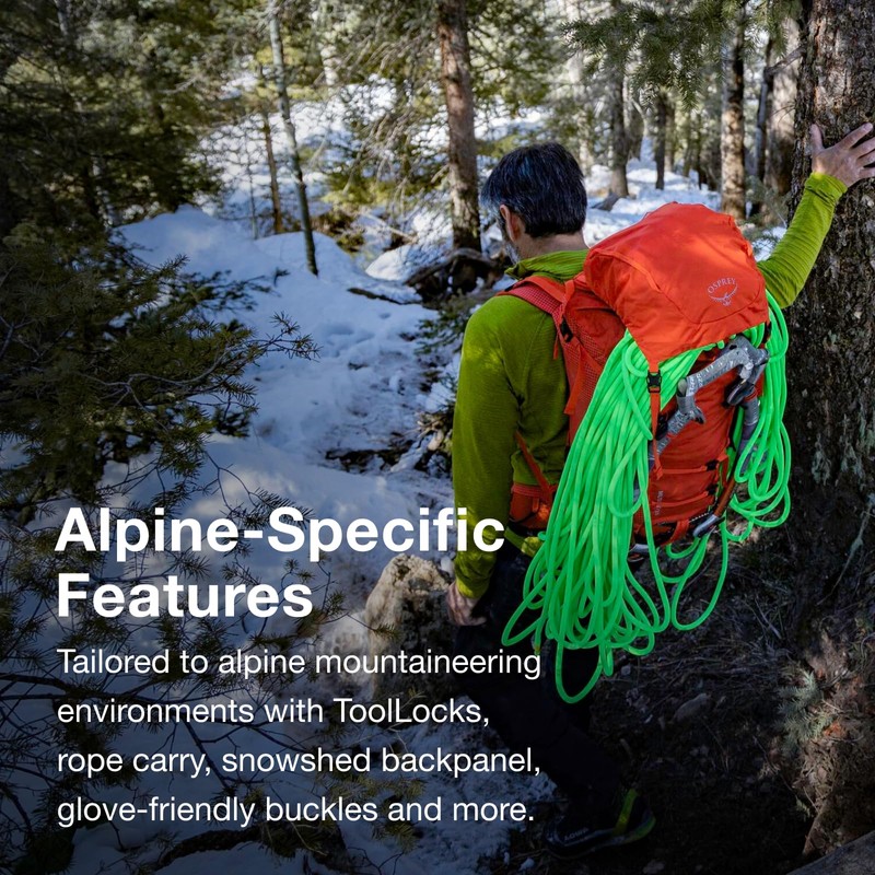 Osprey Mutant 22L Climbing and Mountaineering Unisex Backpack, Blue Flame