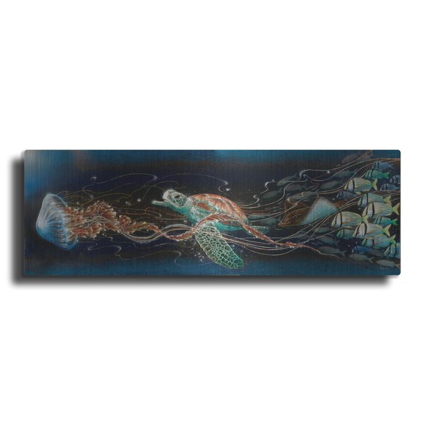 Luxe Metal Art 'Jelly Roll' by James Mazzotta Metal Wall