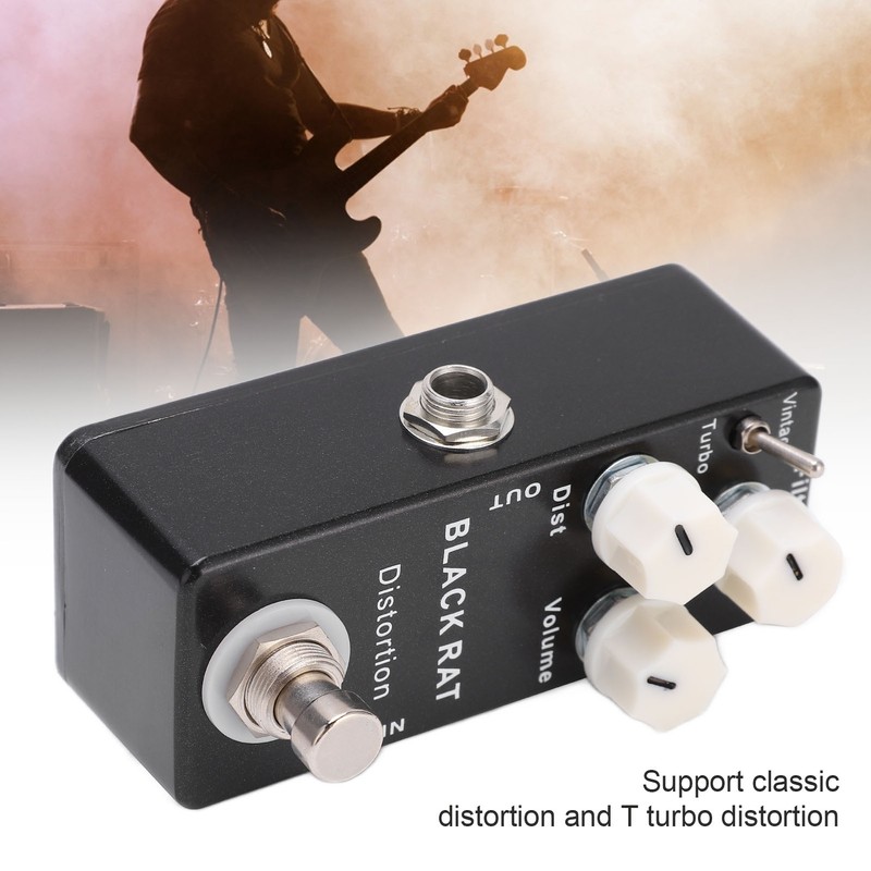 Distortion Guitar Pedal Electric Effector Single Effect Accessories with True