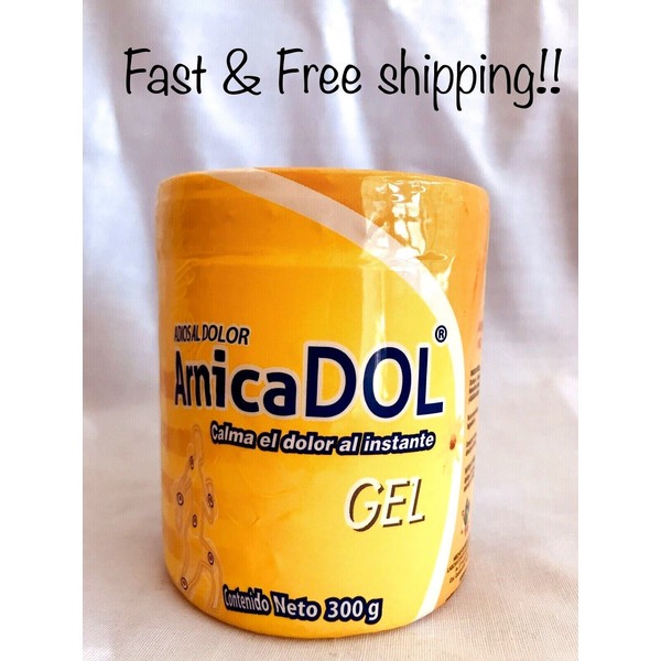 ARNICA DOL GEL 9 Oz  RELIEF BRUISES MUSCLE ACHES / Musculos Doloridos