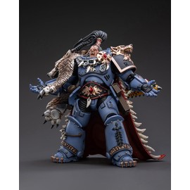 GWTCTOY JoyToy GW 40K Original License 1:18 Action Figure, Space Wolves Ragnar Blackmane, 13 cm Kits for Collectible Action Figures