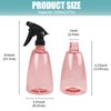 YOLCAR 2 Pack 17oz/500ml Spray Bottles, Mist/Stream Water Bottles for