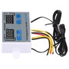 Dual Display Temperature Humidity Controller Heating Cooling Thermostat Switch NTC