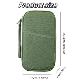 1Pc Travel Passport Wallet Family Passport Holder,Travel Wallet and Passport Holder,Passport Card Holder Passport Wallet Travel Documents Organizer Holder Passport Holder Passport Wallet (Green)