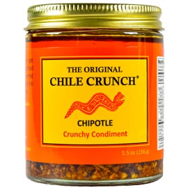 Chile Crunch - A Crunchy All Natural Spicy Condiment (Chipotle) - 1 Jar