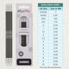 KnitPro 20 cm x 3 mm Karbonz Double Pointed Needles,