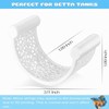 White Floating Betta Fish Hammock – Minimalist Rest Platform &