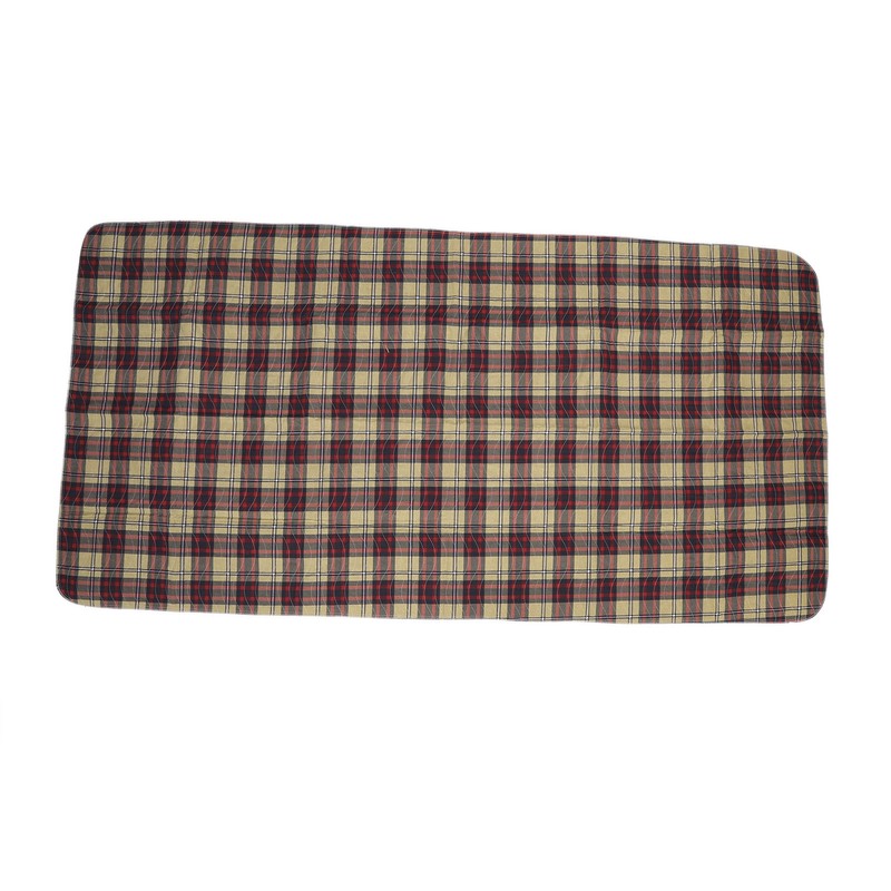 Incontinence Bed Pads Stain Masking Washable Reusable Plaid Underpads for