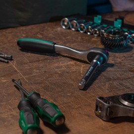 WIESEMANN 1893 I 80850 Extension 3/8 Inch 150 mm for Socket Spanner with Drive 10 mm (3/8 Inch) Chrome-Plated CV Steel