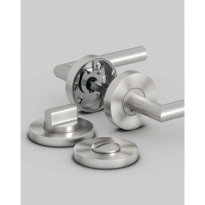 AwmnSrman Bathroom Door Lock Door Handles Interior Doors Door Handle