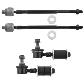 Unbranded Inner Tie Rod Ends + Sway Bar Links for 2003-2006 Mitsubishi Outlander K750181