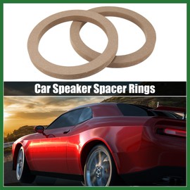 Motoforti 2 Pcs 6.5" Universal Wooden Car Speaker Subwoofer Spacer Rings Long-lasting