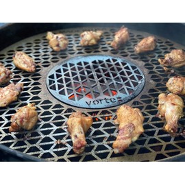 VORTEX (IN) DIRECT HEAT® GRILL GRATE REPLACEMENT FOR 22 KETTLE, UDS OR KAMADO STYLE CHARCOAL BBQS WITH REMOVABLE SEARING GRATE - 22 IN