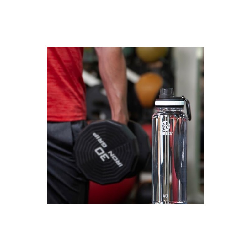 Takeya Tritan Water Bottle with Spout Lid - Durable Dishwasher-Safe
