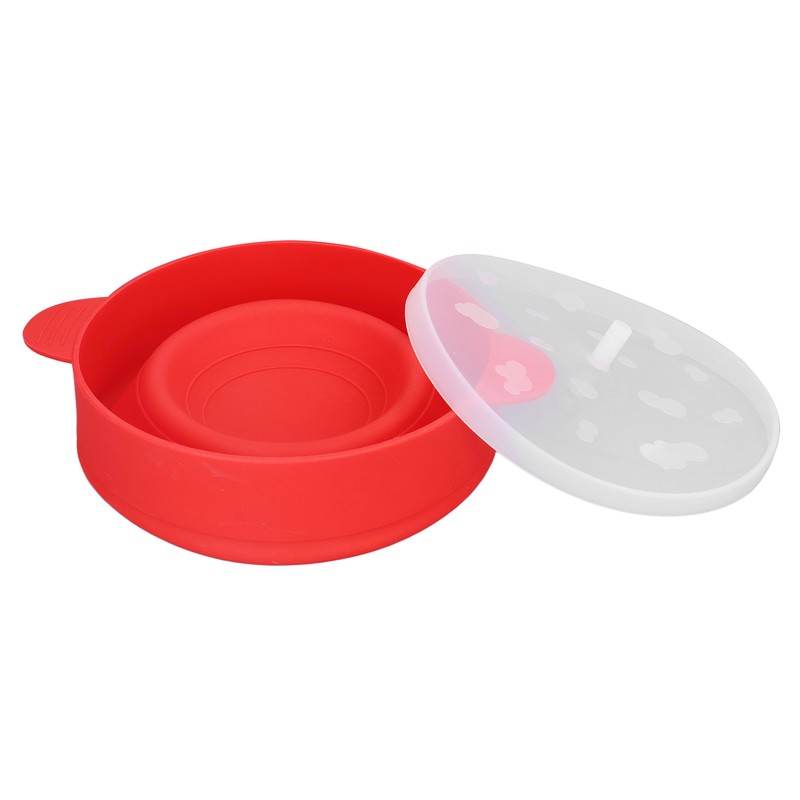 Large Microwave Popcorn Popper with Lid Handle BPA Free Foldable