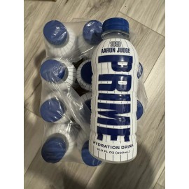 Prime Hydration Aaron Judge Limited Edition White NY Yankees Bottle Drink SEALED