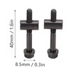 BONKZEBU 2 PCS M5 X 40mm Titanium Cycling Seat Post