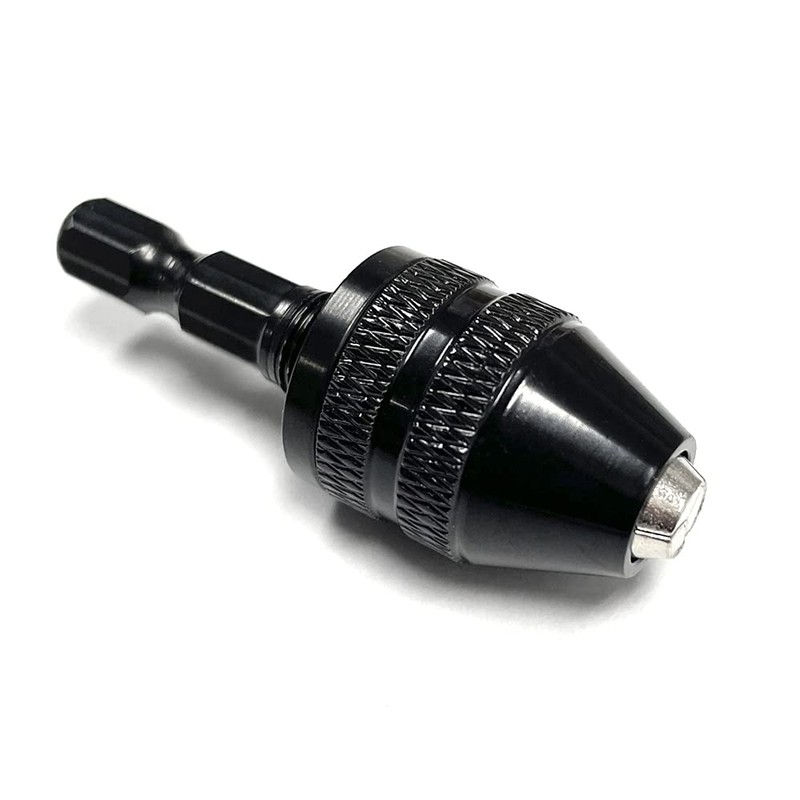 Mesee 0.5-3mm Keyless Drill Chuck Conversion Tool 1/4'' Hex Shank