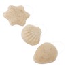 3pcs Walnut Powder Exfoliating Facial Sponge Soft Skin Cleansing Konjac