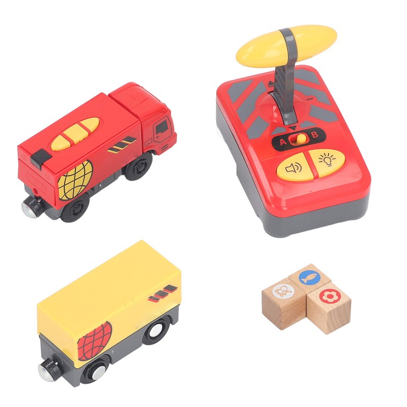 Remote Control Electric Train with Sound and Light Magnetic Connection