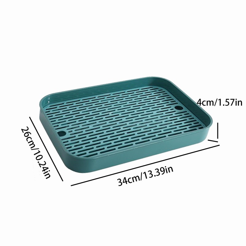 Eabdice Multifunctional Drain Board, Double Layer Drip Tray, Drainer with