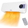 Wall Mounted Heater 1500W PTC Ceramic Electric Space Heater with
