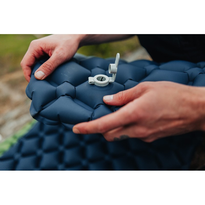 WANDERFALKE® Ultralight Inflatable Sleeping Mat – XL Width 66 cm