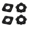 LUCY WEI 4 Pcs Turntable Bearing with Steel Ball Bearings,Square