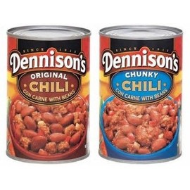 Dennison's Original Chili & Chunky Chili Con Carne with Beans, 15oz Can (Pack of 16)