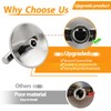 Upgraded WP7737P245-60 74007918 Stove Knobs Replacement Parts for Jennair Maytag