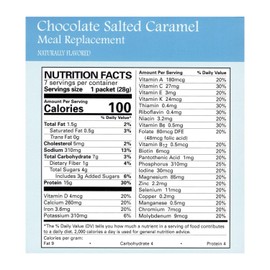 Nutmeg State Nutrition - Pudding or Shake, Low Calories, 15g Protein, Low Fat, 7 Servings Per Box (Chocolate Salted Caramel)