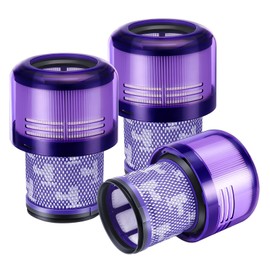 3 Pack V11 And V15 HEPA Filter Compatible for select Dysn V11 (SV14, SV15, SV17, SV28) and V15 (SV22, SV47) cordless vacuum cleaners. Replacement part for Dyson part number: 970013-02