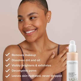 Alpyn Beauty Alpyn Creamy Bubbling Cleanser with Fruit Enzymes & AHA's | Removes Makeup, Dirt & Grime, Refines the Look of Pores, Dissolves Excess Oil, Gently Exfoliates Dead Surface Cells | 4 oz / 118 ml