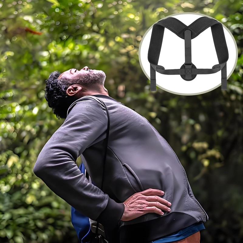 1 x Back Straightener, Adjustable Shoulder Strap, Posture Correction, Back