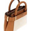 GUESS Andela Mini Satchel Bag Natural/Cognac, Natural / cognac, Unit