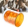 200ml DoubleLayer Glass Mug HeatResistant 3 Dimensional Spiral Cup for