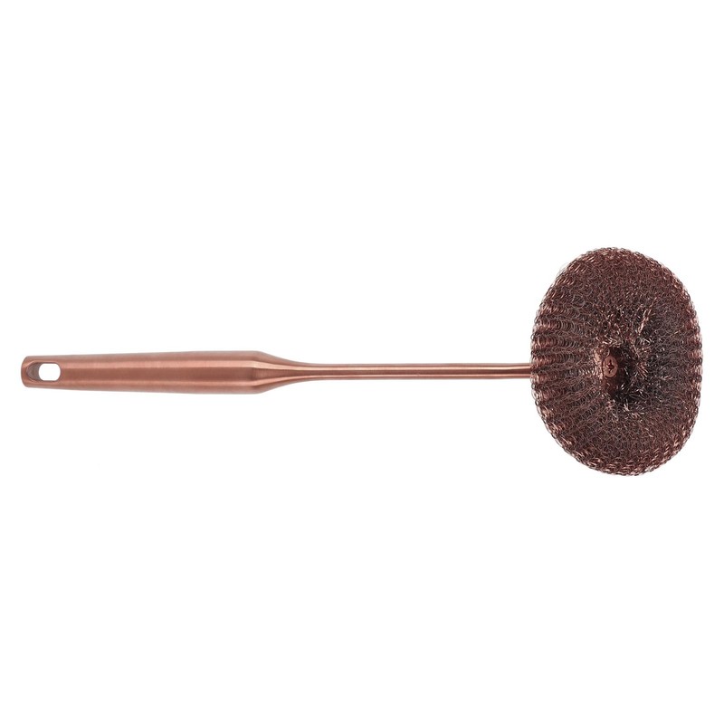 Long Handle Steel Wool Scrubber Deep Clean Rustproof Stainless Steel