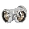 EZ-FLO Heavy Duty Brass 3-Way Tee with Slip Joint Connection,